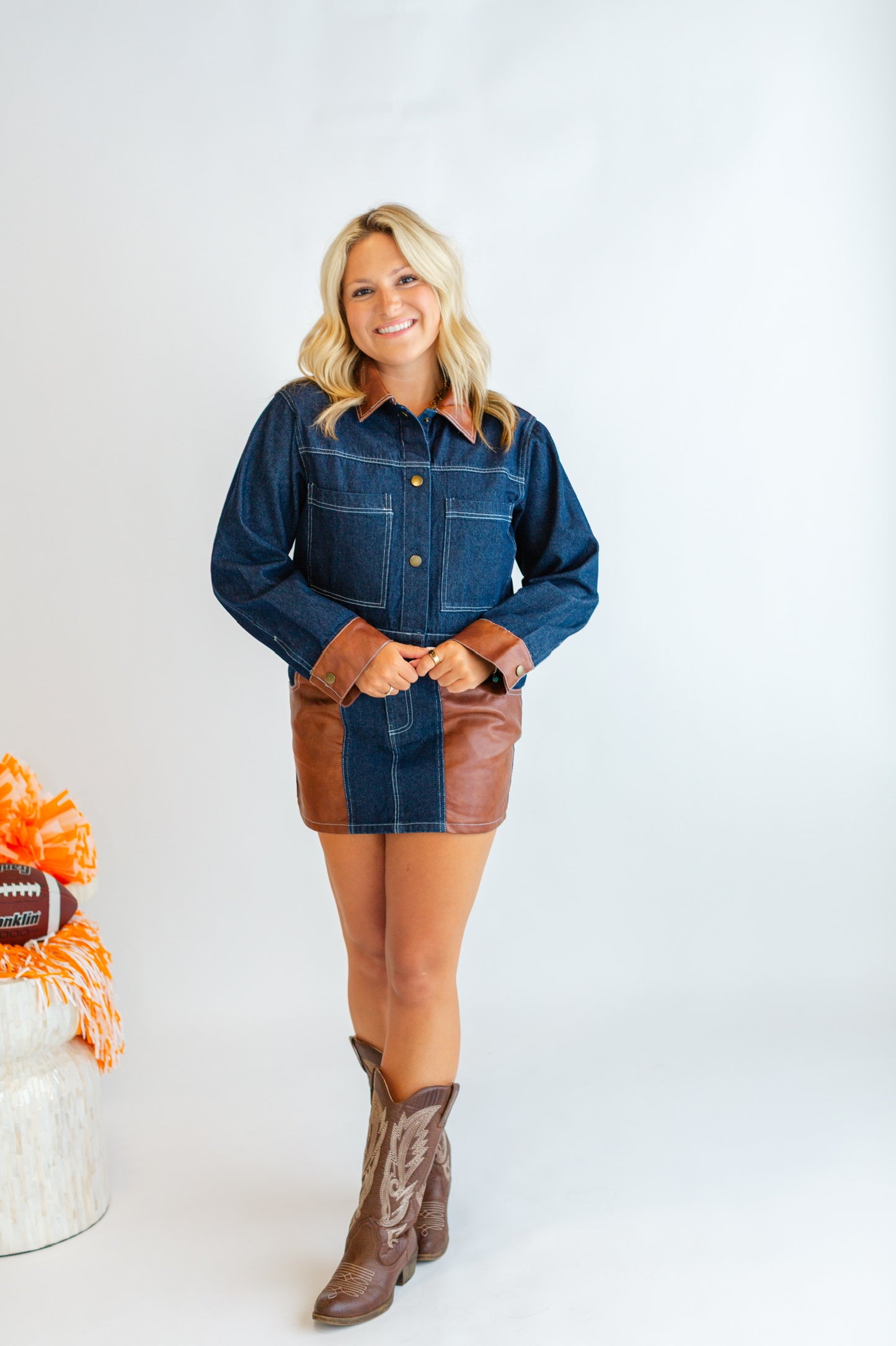 Denim Jacket ONLY with Contrast