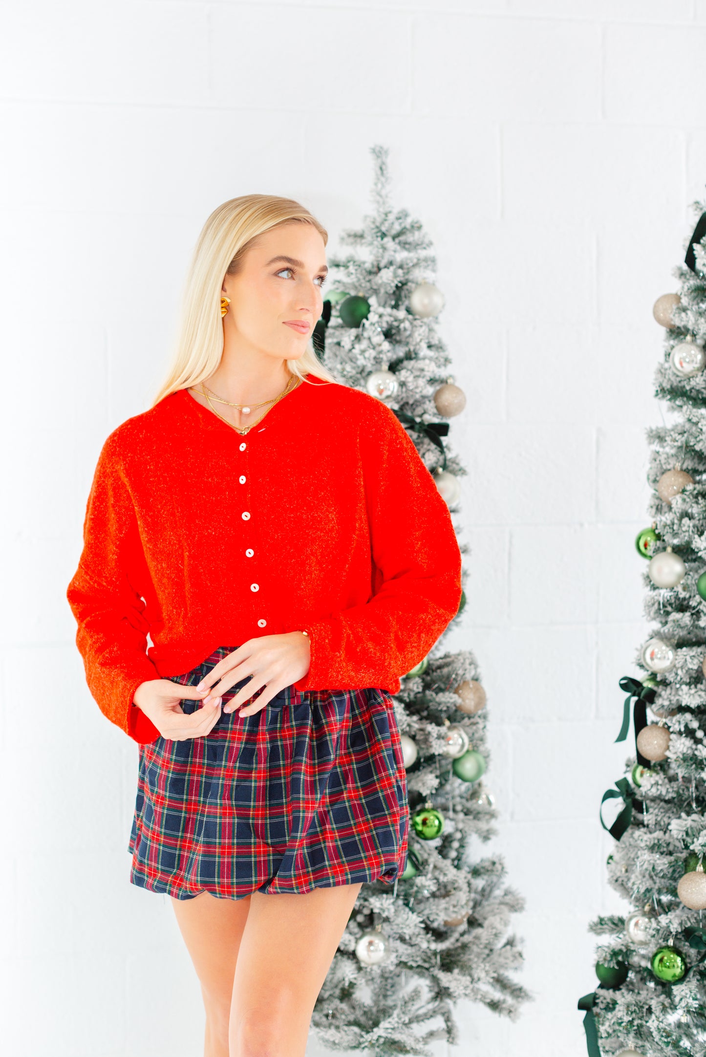 Piper Red Cardigan