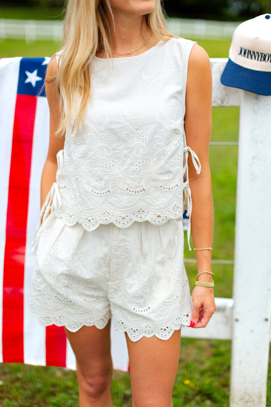 Oatmeal Matching Short Set