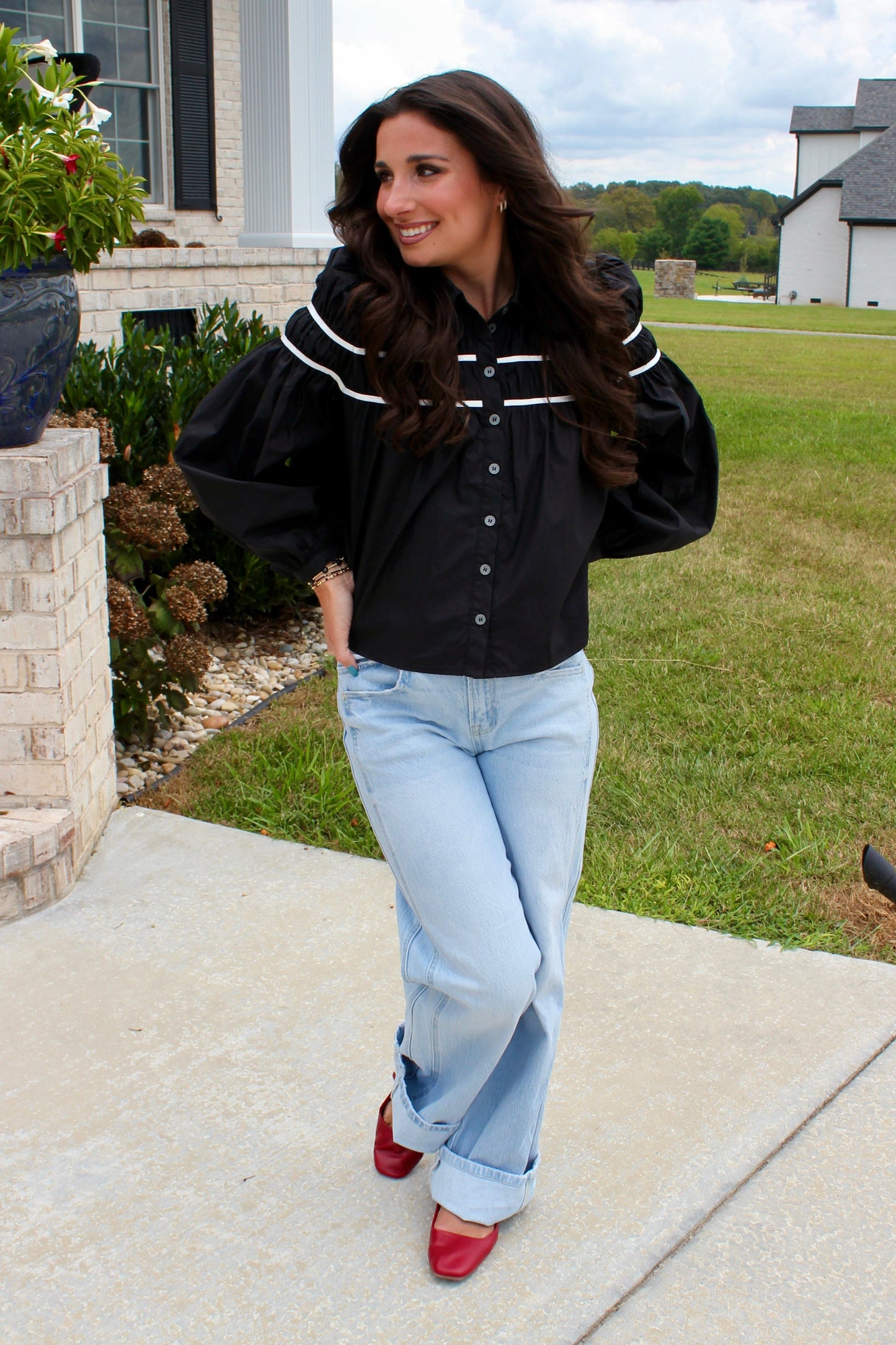 Black Button Down Shirt