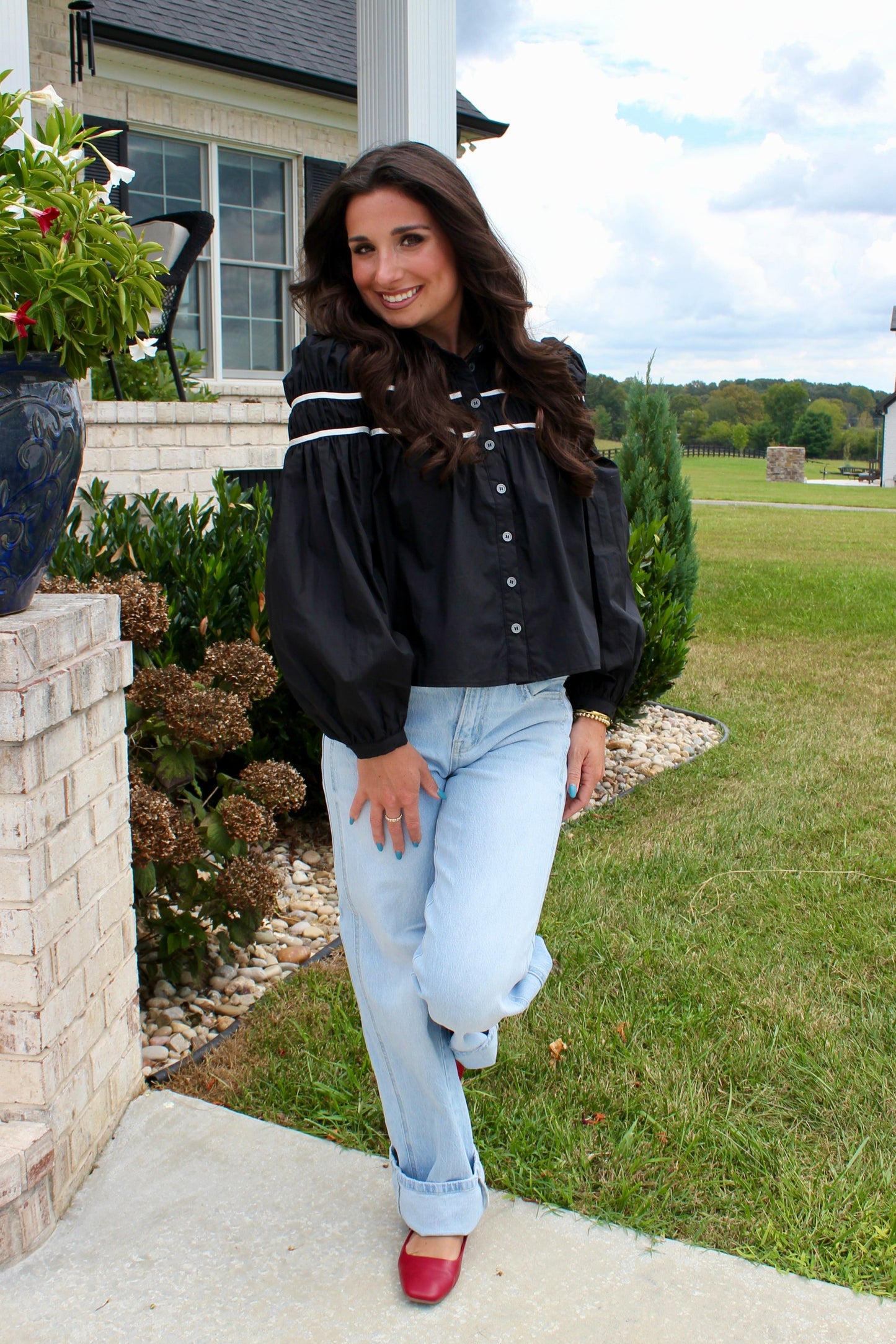 Black Button Down Shirt