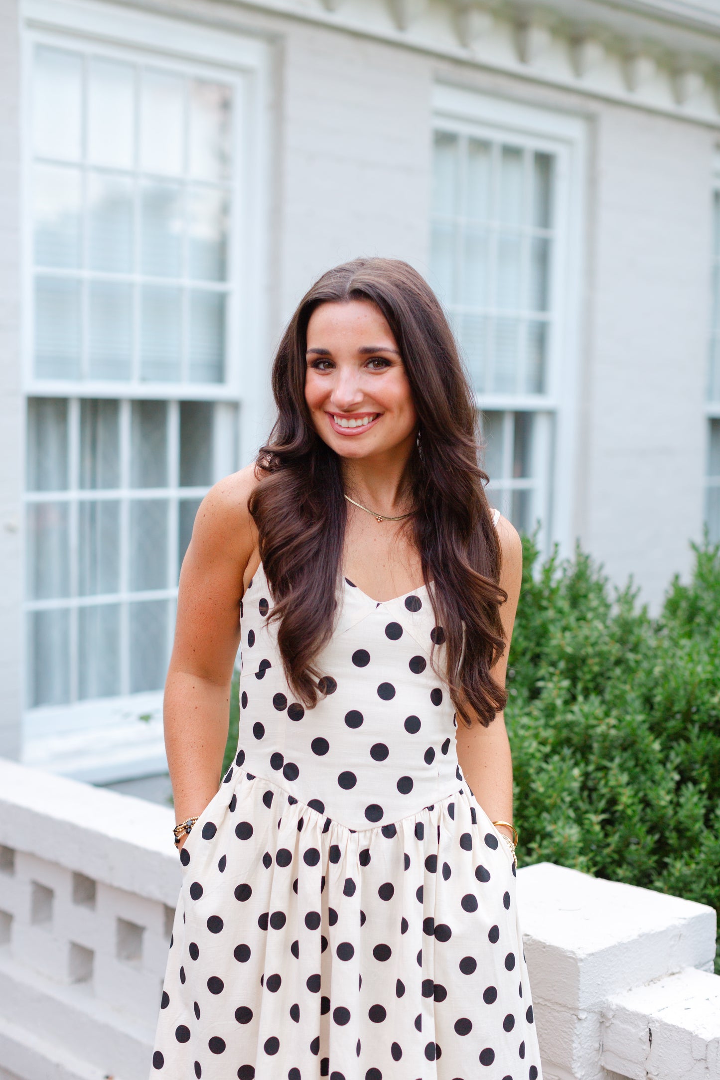 Polka Dot Midi Dress